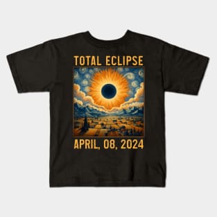 Total Eclipse - April, 08, 2024 - Totality Kids T-Shirt